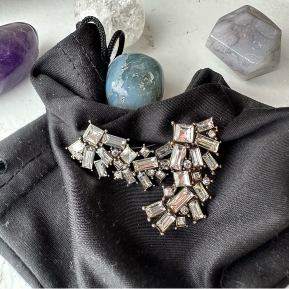 BaubleBar Leaf Statement Earrings - Picture 3 of 9